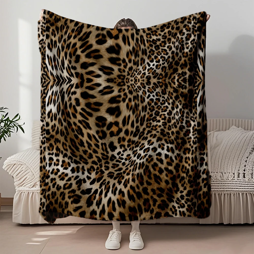 Flannel Bed Blanket Leopard Pattern Retro Design Comforter Faux Fur Throw Fade-resistant Odor-resistant Blankets For Campers
Flannel Bed Blanket Leopard Pattern Retro Design Comforter Faux Fur Throw Fade-resistant Odor-resistant Blankets For Campers