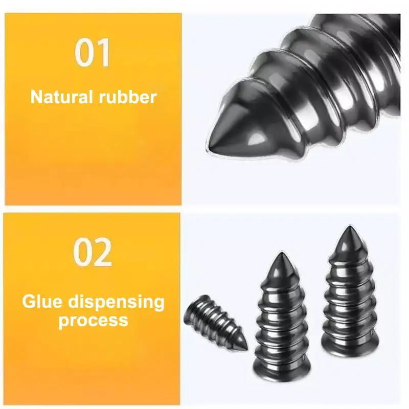 Tubeless Tire Repair Rubber Screws 50Pcs Thickened Wear Resistant Quick Puncture Fix for Mountain Bike Off-Road Cycling
Tubeless Tire Repair Rubber Screws 50Pcs Thickened Wear Resistant Quick Puncture Fix for Mountain Bike Off-Road Cycling