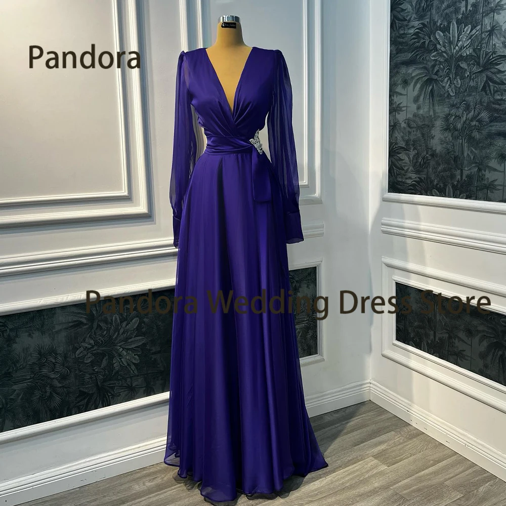 Платье Pandora женское вечернее до пола, элегантное официальное бальное платье-трапеция с V-образным вырезом, с длинным рукавом, украшенное стразами, для свадьбы, дня рождения
Платье Pandora женское вечернее до пола, элегантное официальное бальное платье-трапеция с V-образным вырезом, с длинным рукавом, украшенное стразами, для свадьбы, дня рождения