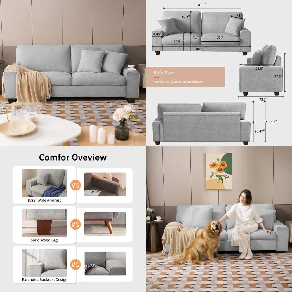 contemporary loveseat sofa for living spaces, chenille reclining chair, washable cover, spring-loaded cushions, sturdy wooden fr
contemporary loveseat sofa for living spaces, chenille reclining chair, washable cover, spring-loaded cushions, sturdy wooden fr