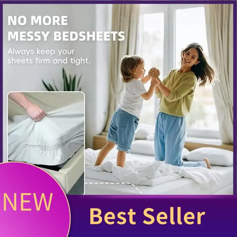 ABLU-Open Corner Bed Sheet Holder With Lock Strips,Duty Bedsheet Clips With Enhanced Straps Mattress, Keep Sheet Firm
ABLU-Open Corner Bed Sheet Holder With Lock Strips,Duty Bedsheet Clips With Enhanced Straps Mattress, Keep Sheet Firm
