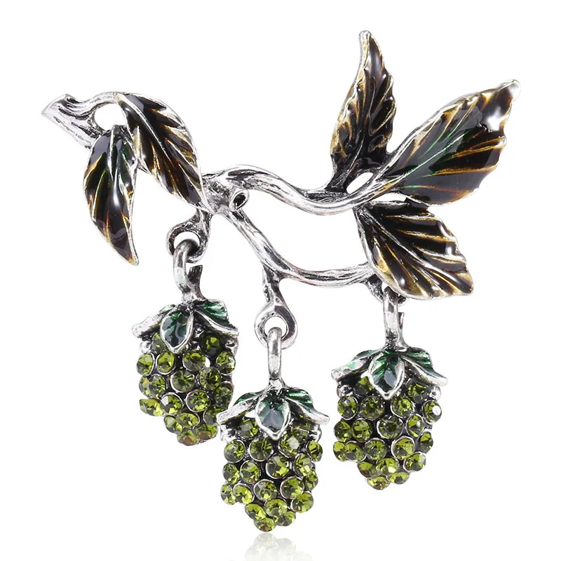 Enamel Grape Brooches for Women Unisex Fruit Plant Pins 2-color Available Casual Party Suit Coat Accessories Daily Jewelry Gifts
Enamel Grape Brooches for Women Unisex Fruit Plant Pins 2-color Available Casual Party Suit Coat Accessories Daily Jewelry Gifts