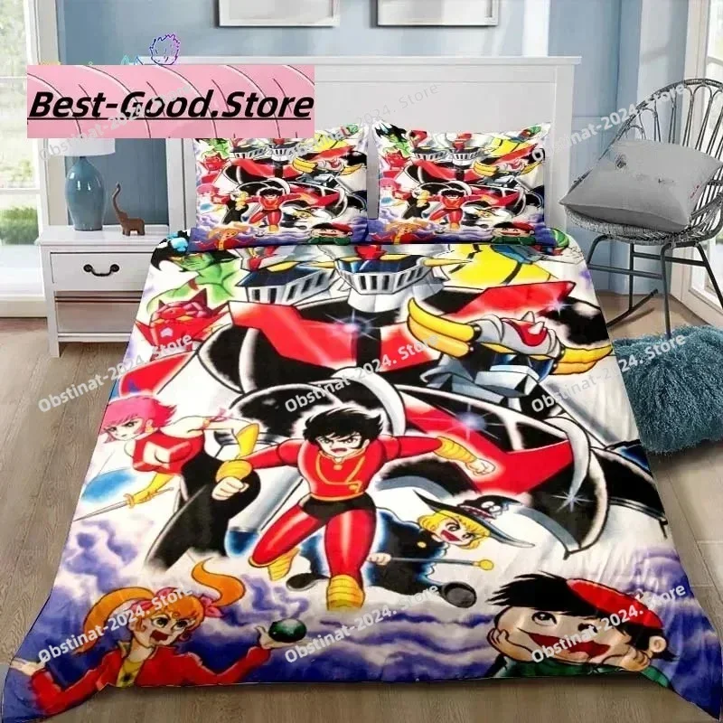 Mazinger z UFO Robot Grendizer Bedding Set Printed single Comforter Quilt Duvet Cover Pillow Case 3 Pieces Sets Kids Adult Size
Mazinger z UFO Robot Grendizer Bedding Set Printed single Comforter Quilt Duvet Cover Pillow Case 3 Pieces Sets Kids Adult Size