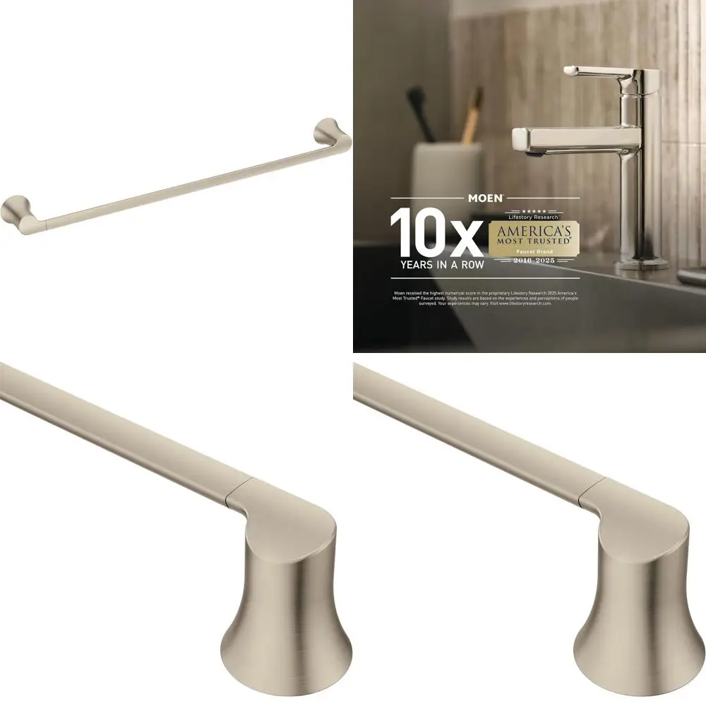 24-дюймовая одинарная вешалка для полотенец из матового никеля, YB0224BN
24-дюймовая одинарная вешалка для полотенец из матового никеля, YB0224BN