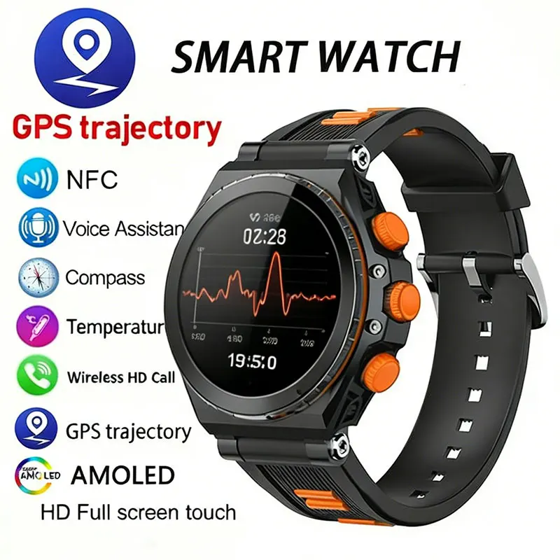 2026 New Sports Smart Watch 1.43-inch AMOLED Heart Rate health Health Monitoring IP68 Bluetooth call GPS Sports Trajectory Watch
2026 New Sports Smart Watch 1.43-inch AMOLED Heart Rate health Health Monitoring IP68 Bluetooth call GPS Sports Trajectory Watch
