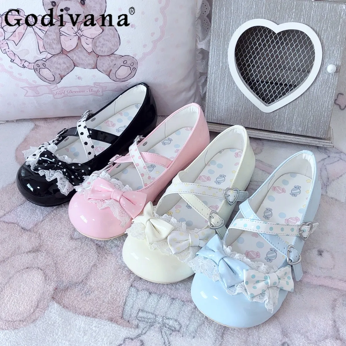 Original Lo Mary Jane Shoes Sweet Girl's Cute Bow Round Toe Low Heel Pumps Spring Autumn New Princess Y2K Lolita Flat Shoes
Original Lo Mary Jane Shoes Sweet Girl's Cute Bow Round Toe Low Heel Pumps Spring Autumn New Princess Y2K Lolita Flat Shoes