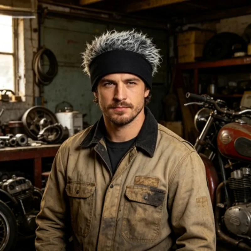 Mens Synthetic Short Hair Caps Wig Hats Hip Hop Skull Beanie Hat Toupee Spiked Fake Hair Hat Wigs Short Melon Headband Headwear
Mens Synthetic Short Hair Caps Wig Hats Hip Hop Skull Beanie Hat Toupee Spiked Fake Hair Hat Wigs Short Melon Headband Headwear
