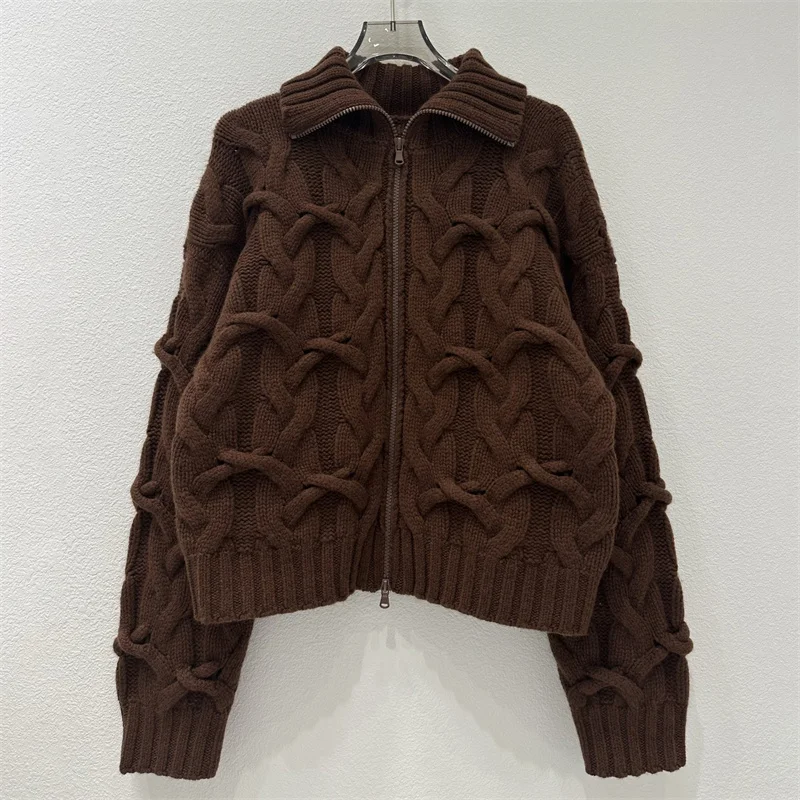 Cardigan for women New elastic knitted slim fit long sleeved top for autumn 2025 100% cashmere Women's sweater y2k Women's coat
Cardigan for women New elastic knitted slim fit long sleeved top for autumn 2025 100% cashmere Women's sweater y2k Women's coat