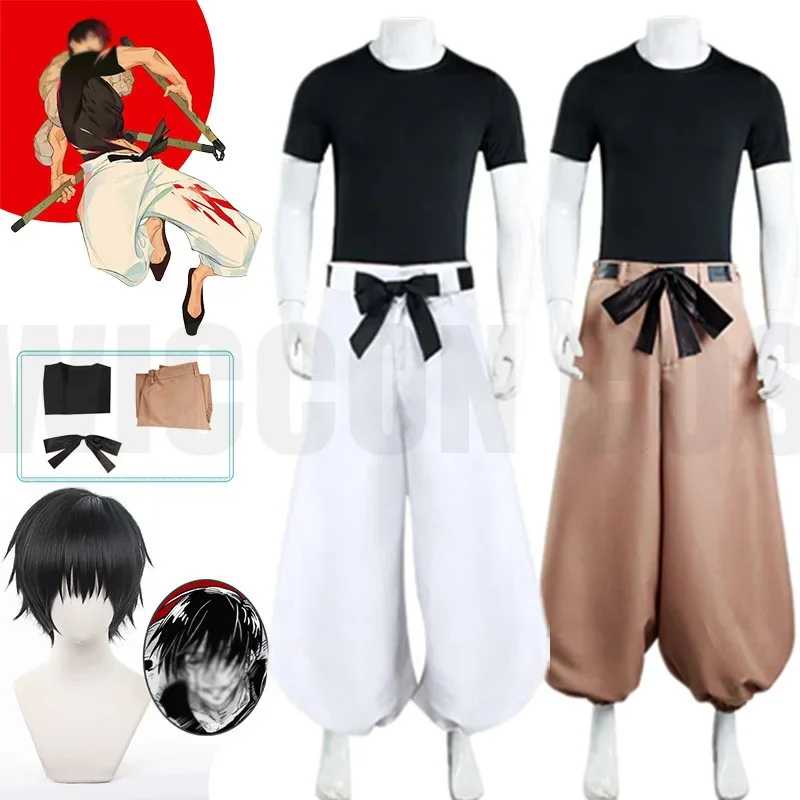Anime Toji Fushiguro Cosplay Cosplay Uniform Costume Black Top Pants 2 Styles Suit Short Wig Party Carnival Men
Anime Toji Fushiguro Cosplay Cosplay Uniform Costume Black Top Pants 2 Styles Suit Short Wig Party Carnival Men