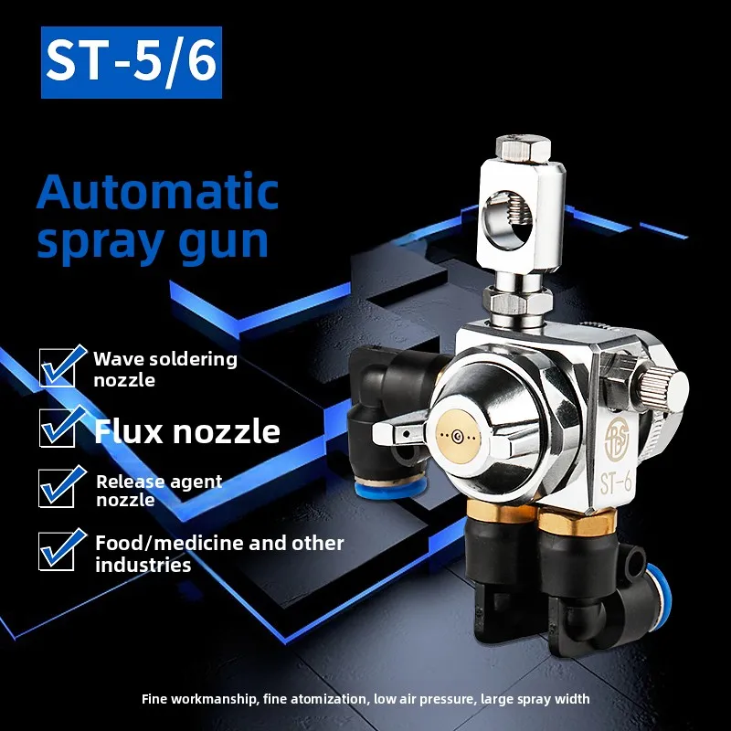 Spray Master St-6 Wave Welding Flux Nozzle Blister Machine Die Casting Machine Nozzle Automatic Spray Gun Paint Spray Gun
Spray Master St-6 Wave Welding Flux Nozzle Blister Machine Die Casting Machine Nozzle Automatic Spray Gun Paint Spray Gun