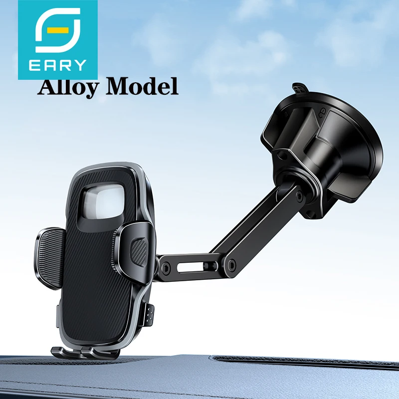 Eary Alloy Car Phone Holder Strongest Suction & Clip Cell Phone Mount for Dashboard Windshield Truck 360°Magnetic Bracket Stand
Eary Alloy Car Phone Holder Strongest Suction & Clip Cell Phone Mount for Dashboard Windshield Truck 360°Magnetic Bracket Stand