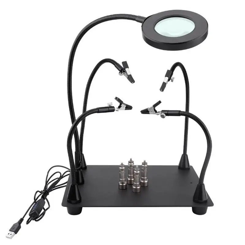 AT05-USB Magnet Welding Holder The Third Hand Helping Hands Soldering Station For Electronic Repair Soldering Fixture
AT05-USB Magnet Welding Holder The Third Hand Helping Hands Soldering Station For Electronic Repair Soldering Fixture