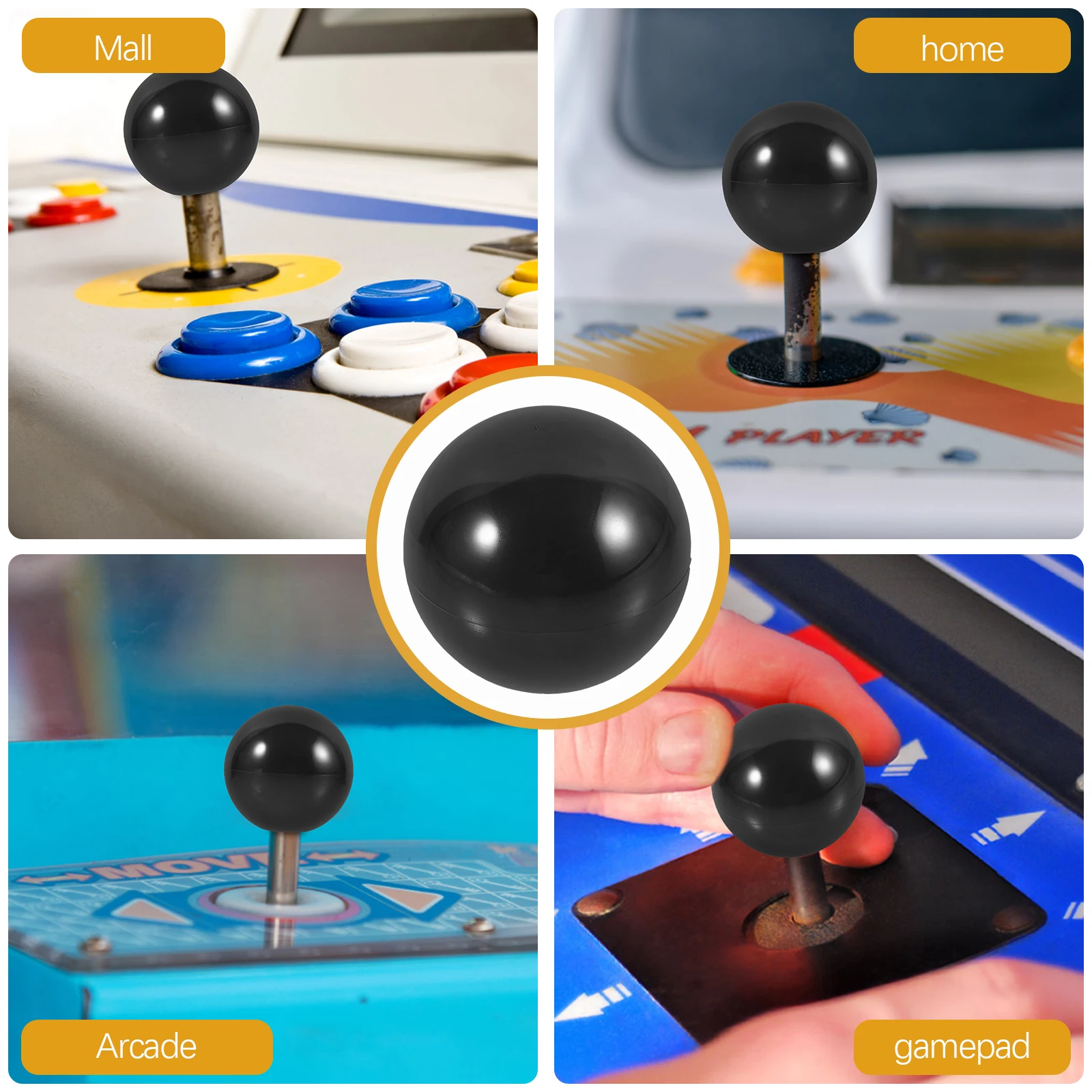Ball Head Rocker Joystick Replacement Game Controller Plastic Knob Lever Gaming Console Top Handle
Ball Head Rocker Joystick Replacement Game Controller Plastic Knob Lever Gaming Console Top Handle