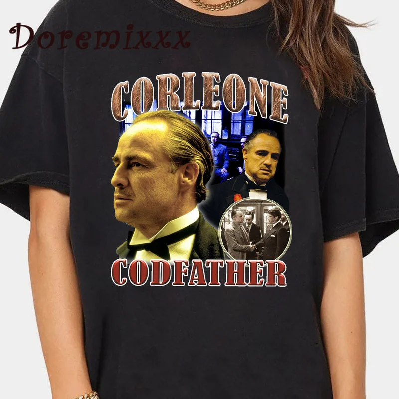 THE GODFATHER Funny Men Women T-shirt Graphic Tees Man Pure Cotton Tops Short Sleeve New Black Casual Loose Unisex Tshirt
THE GODFATHER Funny Men Women T-shirt Graphic Tees Man Pure Cotton Tops Short Sleeve New Black Casual Loose Unisex Tshirt