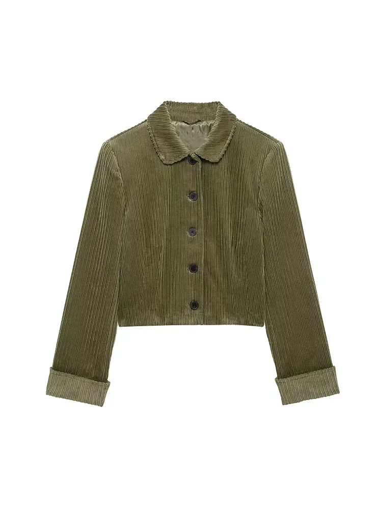 Willshela Women Fashion Green Single Breasted Jackets Vintage Lapel Neck Long Sleeves Female Chic Lady Outfits
Willshela Women Fashion Green Single Breasted Jackets Vintage Lapel Neck Long Sleeves Female Chic Lady Outfits