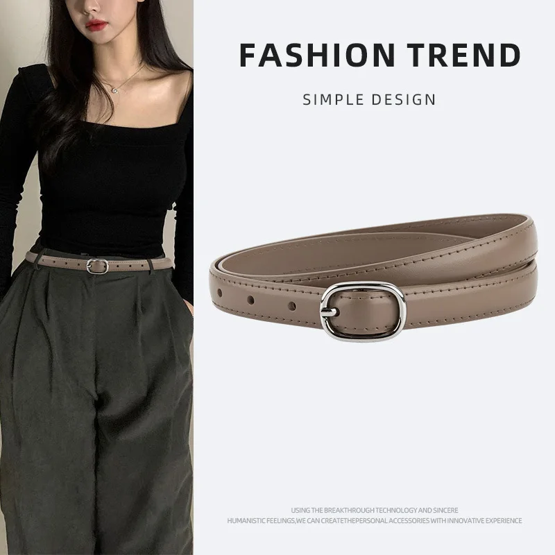 The New Leather Ins Style Belt Ladies Simple Versatile Decorative Dress Casual Pants Women To Close The Waist Belt
The New Leather Ins Style Belt Ladies Simple Versatile Decorative Dress Casual Pants Women To Close The Waist Belt