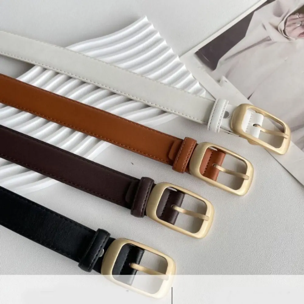 Sweet Gold Square Buckle Belt Waist Belt Korean Style Thin Belt Trouser Decoration Jeans Decor Party
Sweet Gold Square Buckle Belt Waist Belt Korean Style Thin Belt Trouser Decoration Jeans Decor Party
