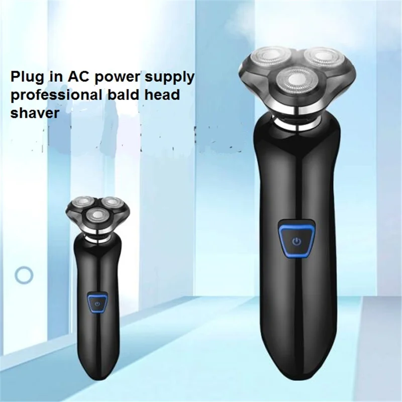 Проводная электрическая бритва для лысины для мужчин, бритва для влажного и сухого закрытия, 3D поплавок, роторная машинка для стрижки бороды, бритва для лысины для мужчин 
Проводная электрическая бритва для лысины для мужчин, бритва для влажного и сухого закрытия, 3D поплавок, роторная машинка для стрижки бороды, бритва для лысины для мужчин