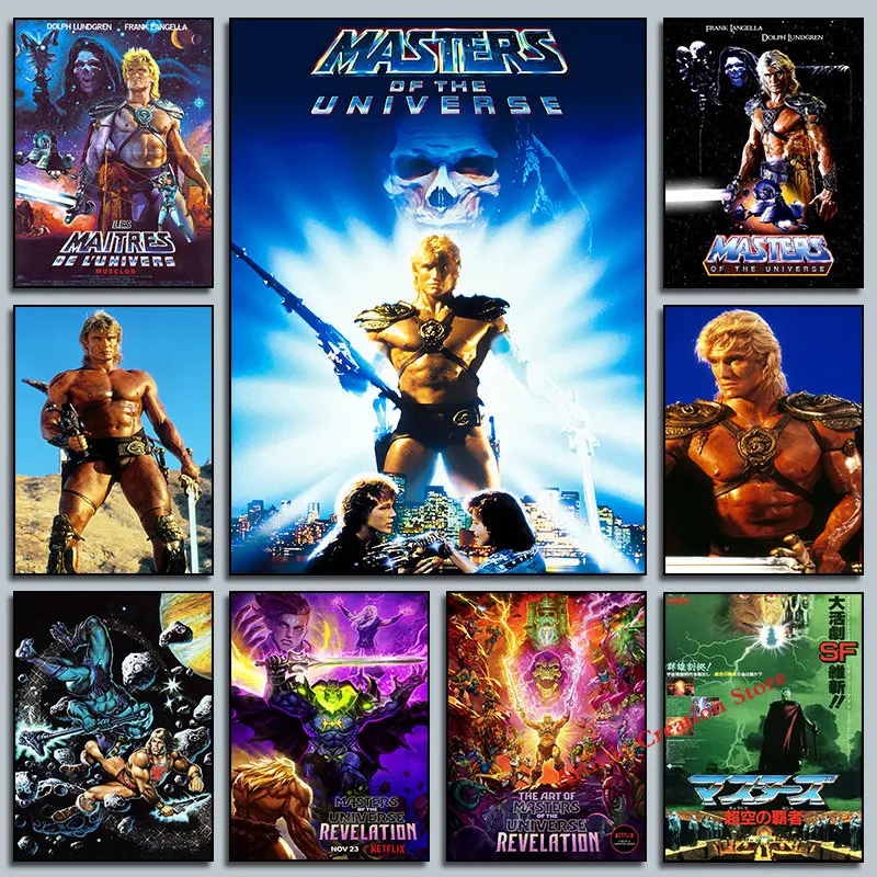 Classic Movie Masters of The Universe Revelation TV Cartoon Print Art Canvas Poster For Living Room Decor Home Wall Picture
Classic Movie Masters of The Universe Revelation TV Cartoon Print Art Canvas Poster For Living Room Decor Home Wall Picture