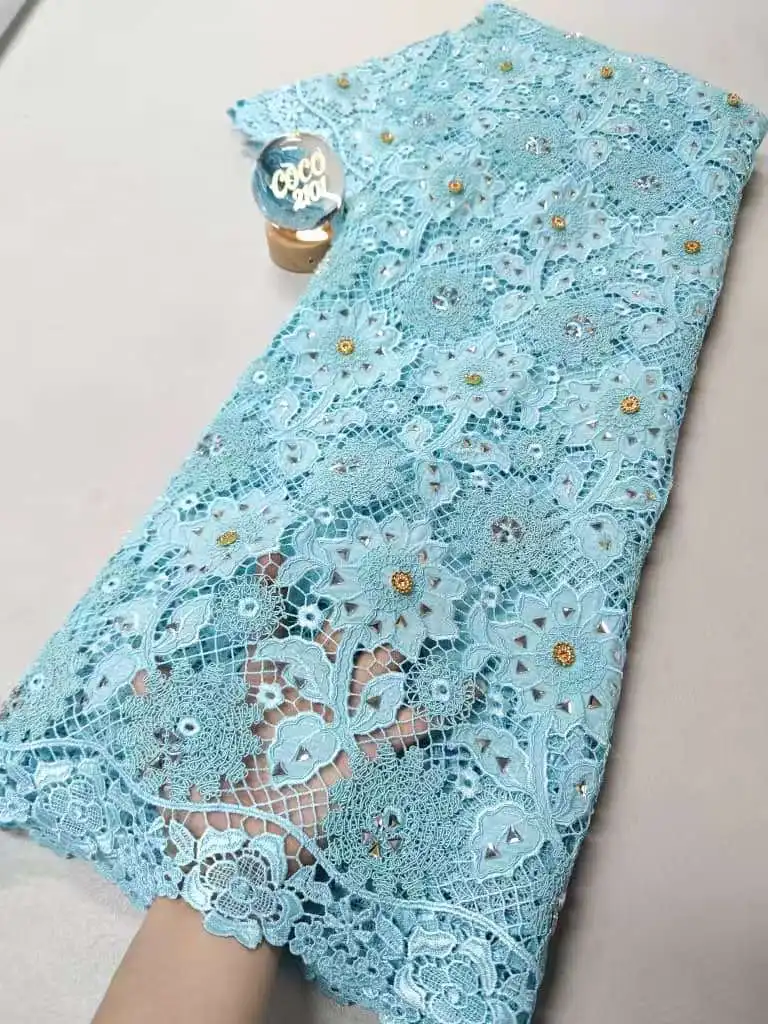 2026 African Nigerian High-Quality Sequins Cotton Embroidery Lace Fabric Tulle for Luxury Wedding Party Dresses Chiffon 5 Yards
2026 African Nigerian High-Quality Sequins Cotton Embroidery Lace Fabric Tulle for Luxury Wedding Party Dresses Chiffon 5 Yards