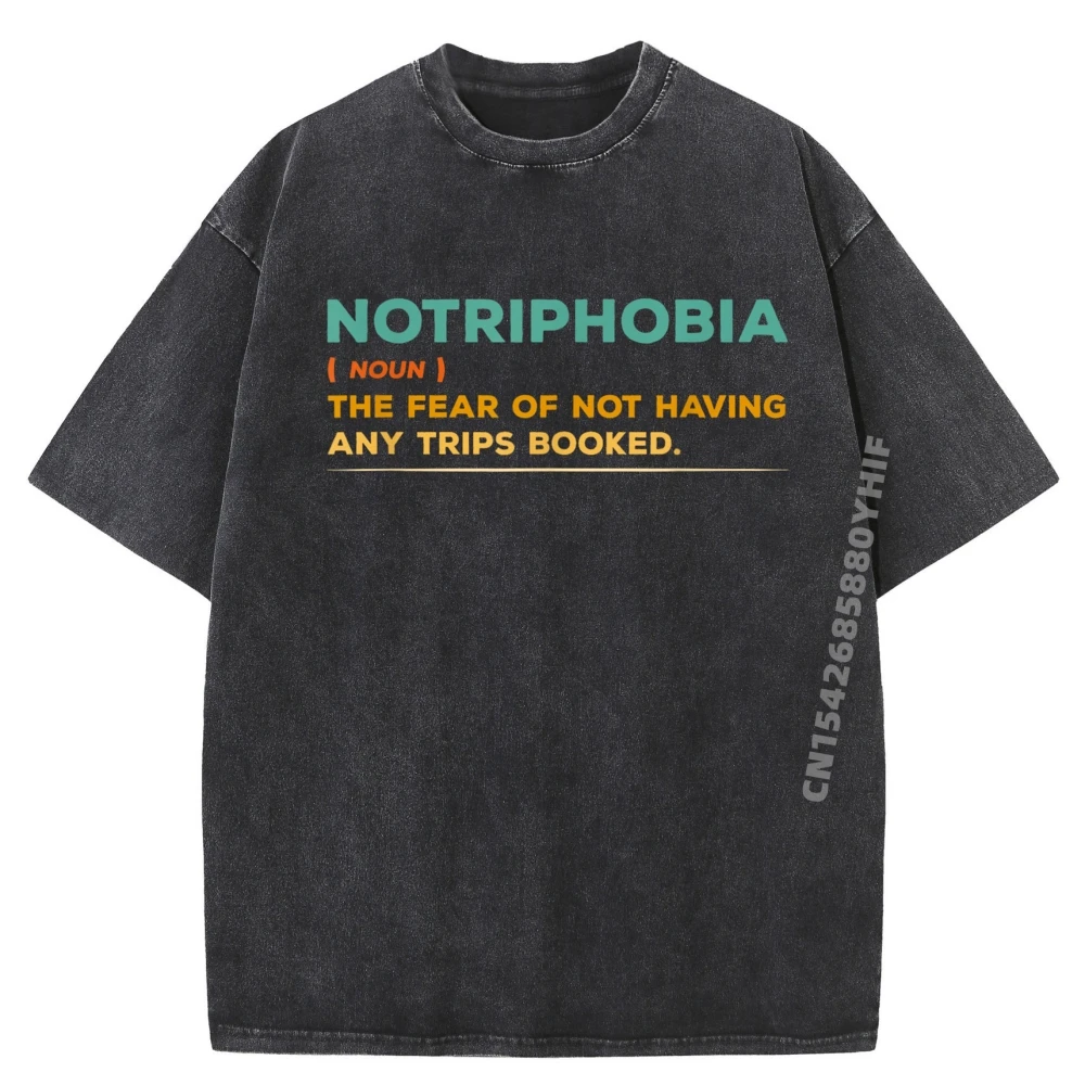 Notriphobia Noun Definition Забавная мужская одежда для любителей приключений и путешествий, унисекс, стираная футболка с короткими рукавами, большой размер, повседневная
Notriphobia Noun Definition Забавная мужская одежда для любителей приключений и путешествий, унисекс, стираная футболка с короткими рукавами, большой размер, повседневная