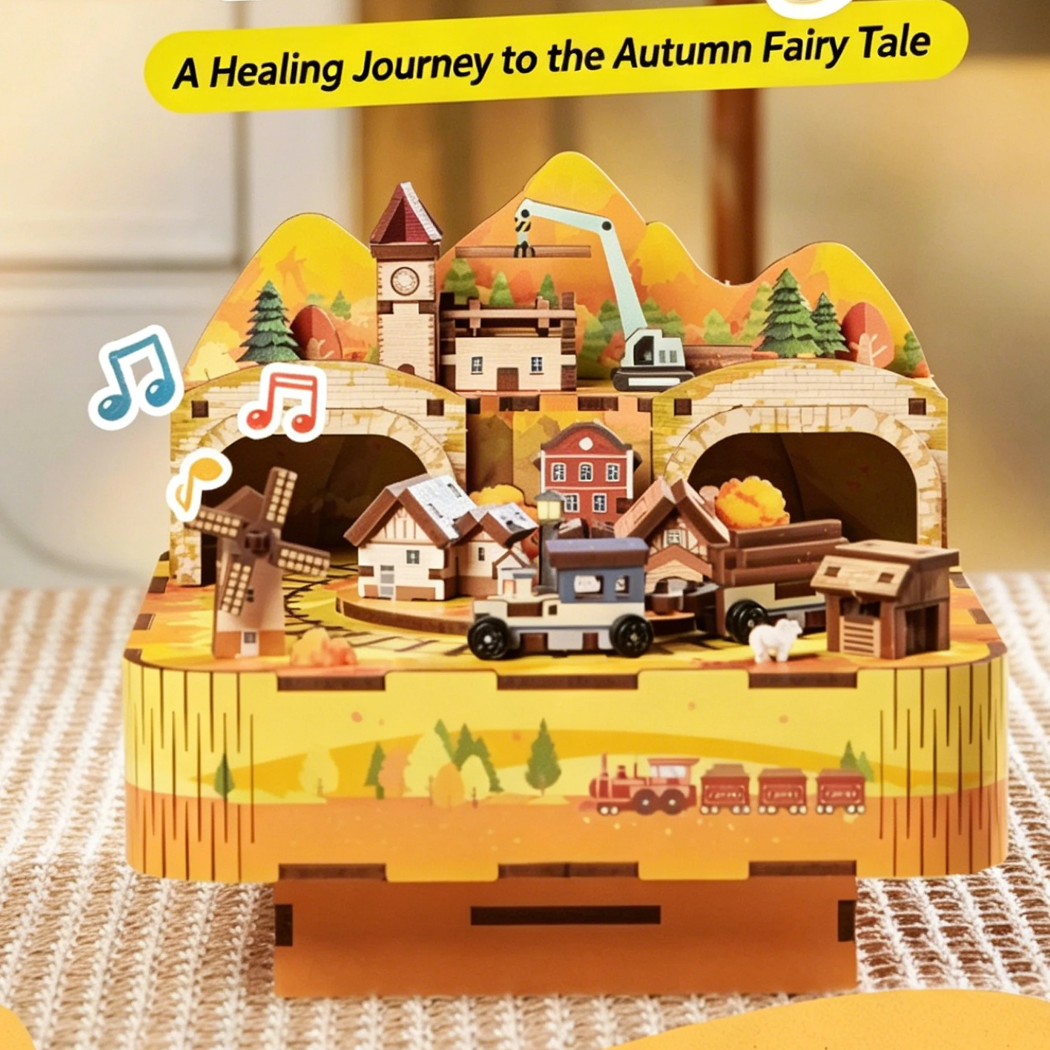 Wooden Orbit Melody Music Box DIY Kit 3D Puzzle Building Set Hobby Craft Model Assembly Toy Gift for Adults Teens Women Men
Wooden Orbit Melody Music Box DIY Kit 3D Puzzle Building Set Hobby Craft Model Assembly Toy Gift for Adults Teens Women Men 