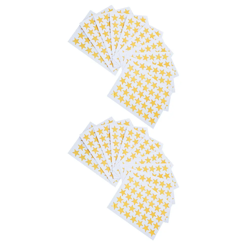 1Set Kids Golden Star Reward Stickers PVC Five-Pointed Star Stickers Delicate Kindergarten Classroom Home Office Decorative
1Set Kids Golden Star Reward Stickers PVC Five-Pointed Star Stickers Delicate Kindergarten Classroom Home Office Decorative