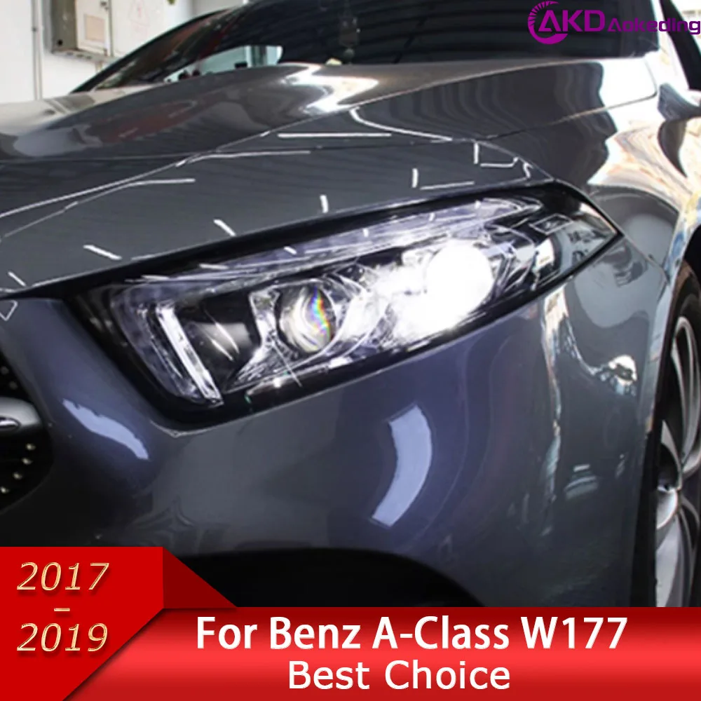 Автомобильные фары для Benz W177 A Class, светодиодные фары 2019-2021, фары A180 A220 DRL, указатель поворота, дальний свет, все светодиодный проектор
Автомобильные фары для Benz W177 A Class, светодиодные фары 2019-2021, фары A180 A220 DRL, указатель поворота, дальний свет, все светодиодный проектор