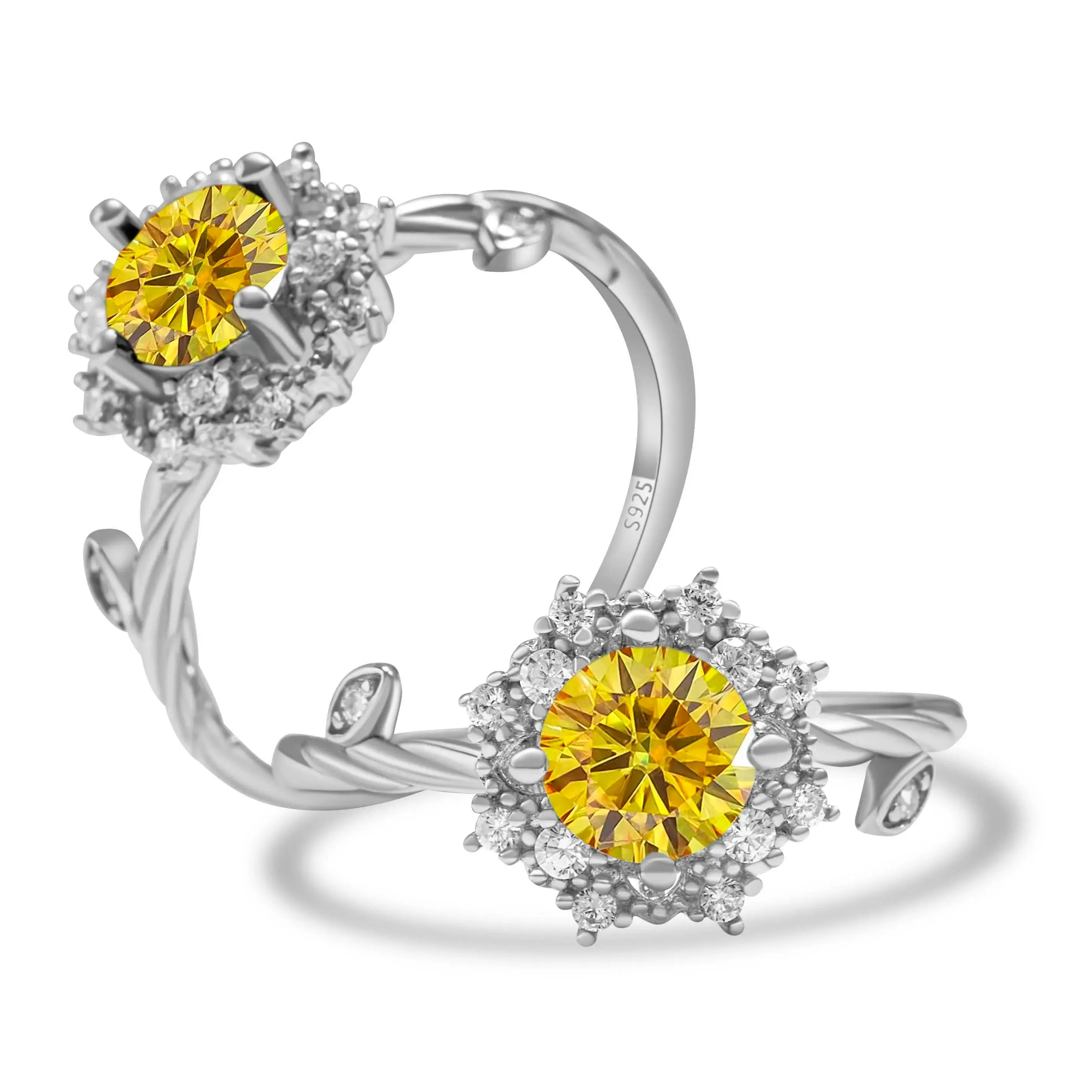 Women's Wedding Ring S925 Sterling Silver 1ct Moissanite Ring For Women Flower Shaped Female Fine Jewelry Gift Wholesale
Women's Wedding Ring S925 Sterling Silver 1ct Moissanite Ring For Women Flower Shaped Female Fine Jewelry Gift Wholesale