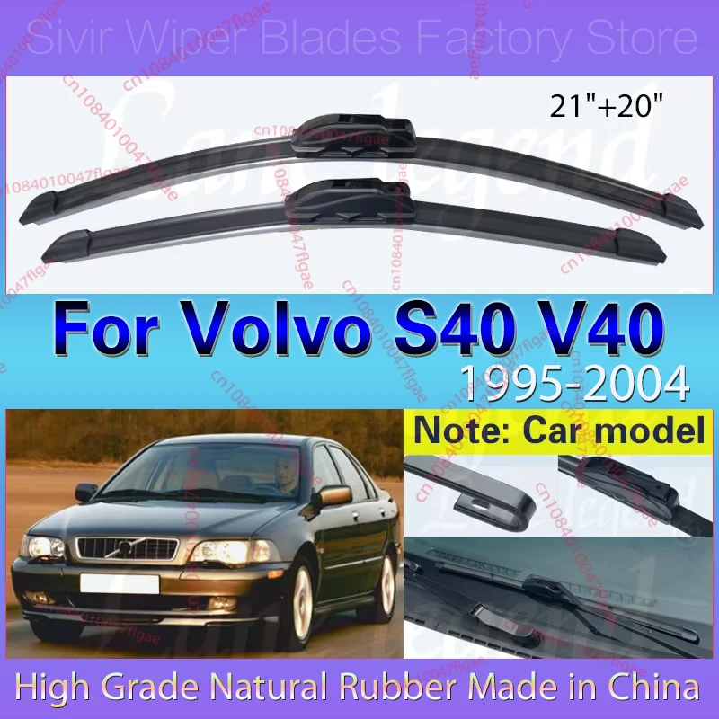 For Volvo S40 V40 1995 - 2004 1996 1997 1998 1999 2000 Car Wiper Blade Front Windscreen Windshield Wipers Car Accessories 21"20"
For Volvo S40 V40 1995 - 2004 1996 1997 1998 1999 2000 Car Wiper Blade Front Windscreen Windshield Wipers Car Accessories 21"20"