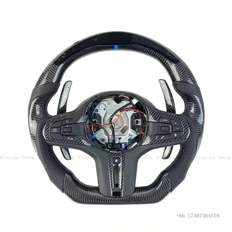 LED M Sport Carbon Fiber Steering Wheel for BMW G Series G01 G02 G05 G06 G07 G08 G18 G20 G21 G22 G24 G26 G30 G38 G80 F40 F44
LED M Sport Carbon Fiber Steering Wheel for BMW G Series G01 G02 G05 G06 G07 G08 G18 G20 G21 G22 G24 G26 G30 G38 G80 F40 F44