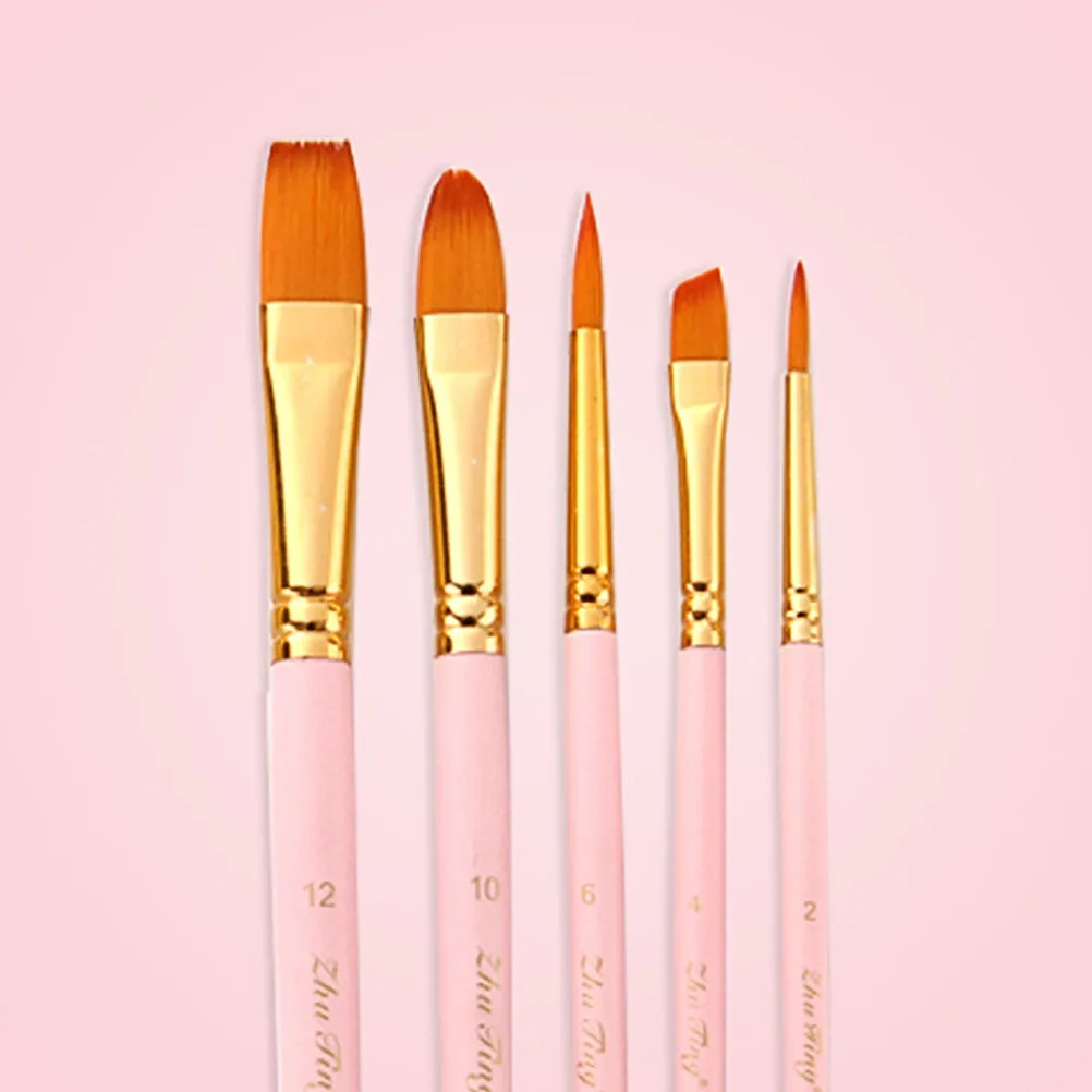 10 Pcs Wood Handle Nylon Bristle Painting Brushes Multipurpose Oil Watercolor Acrylic Gouache Tools for Professional
10 Pcs Wood Handle Nylon Bristle Painting Brushes Multipurpose Oil Watercolor Acrylic Gouache Tools for Professional