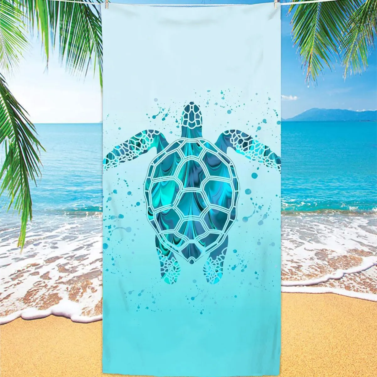 1pc Summer Turtle Beach Towel Holiday Beach Quick Drying Travel Swimming Pool Multi-purpose outdoor equipment
1pc Summer Turtle Beach Towel Holiday Beach Quick Drying Travel Swimming Pool Multi-purpose outdoor equipment