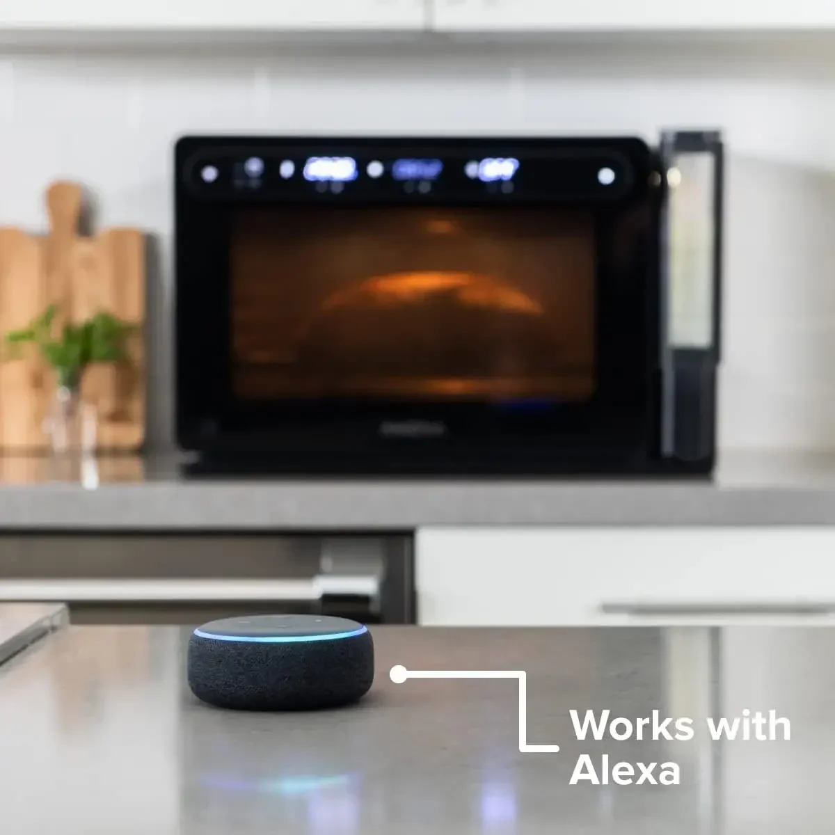 Smart Oven, Combination Countertop Oven for the Home Cook, Convection, Steam, Bake, Broil, Roast, and Dehydrate Cooking Options
Smart Oven, Combination Countertop Oven for the Home Cook, Convection, Steam, Bake, Broil, Roast, and Dehydrate Cooking Options
