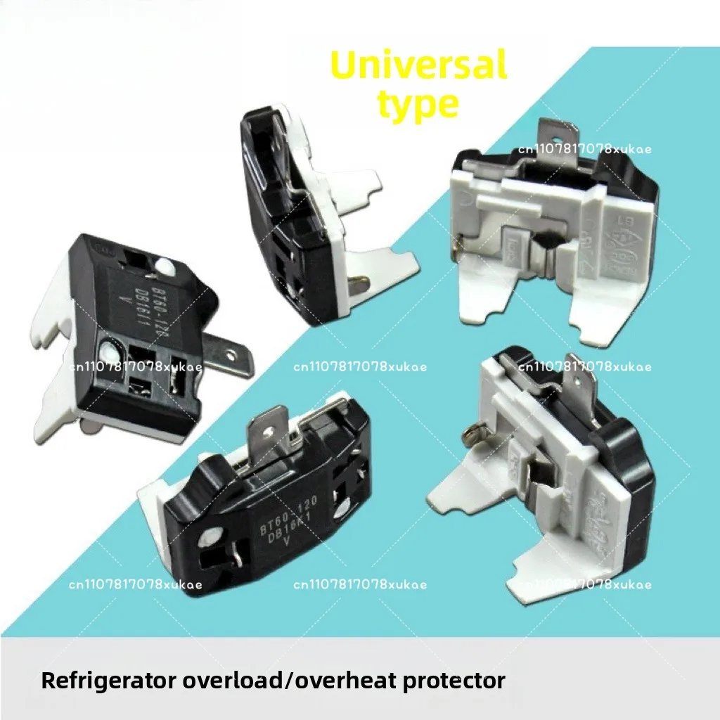 Refrigerator Freezer Compressor Protector, Refrigerator Compressor Butterfly Protector Overload Protector Thermal Protection