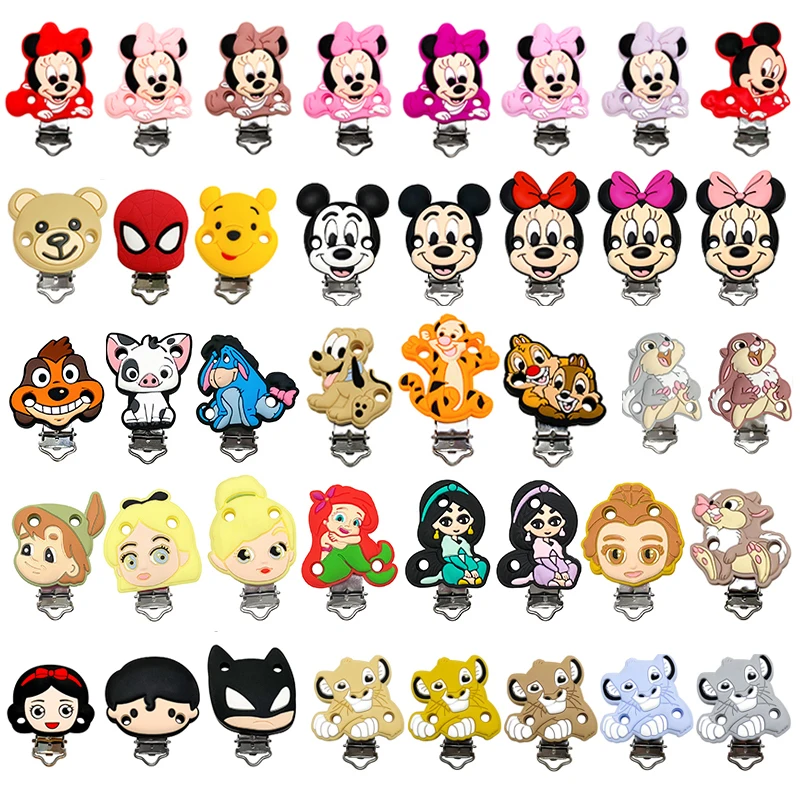 3/5/10pc Cartoon Silicone Pacifier Clips For DIY Jewelry Accessories
3/5/10pc Cartoon Silicone Pacifier Clips For DIY Jewelry Accessories