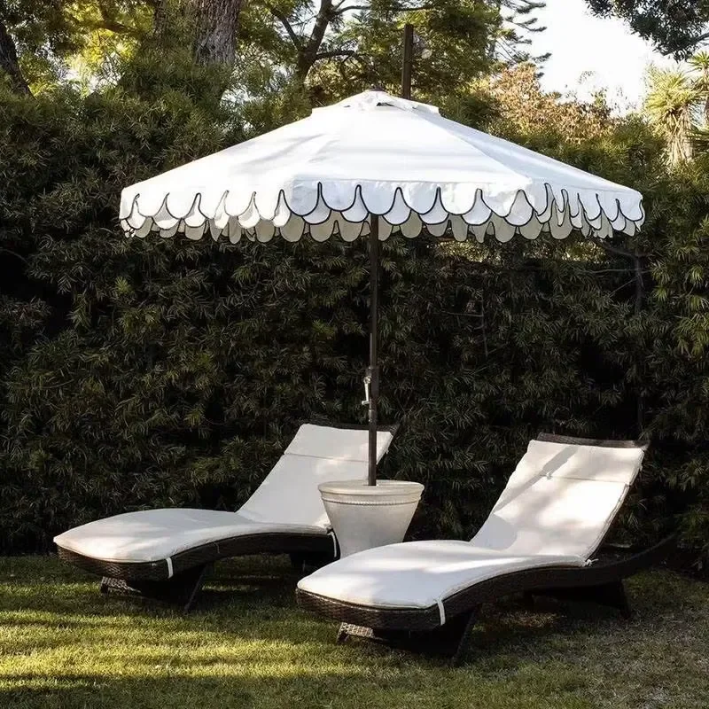 Customized Wedding Umbrella Decoration Commercial White Garden Parasols Courtyard Sunshade Hotel Pool Seaside Scallop
Customized Wedding Umbrella Decoration Commercial White Garden Parasols Courtyard Sunshade Hotel Pool Seaside Scallop