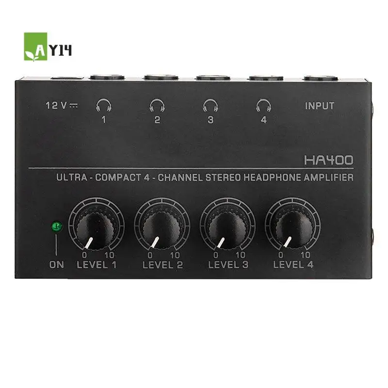 AY14 -Black HA400 Headphone Amplifier Headphone Monitor Amplifier With US Plug AC100-240V
AY14 -Black HA400 Headphone Amplifier Headphone Monitor Amplifier With US Plug AC100-240V