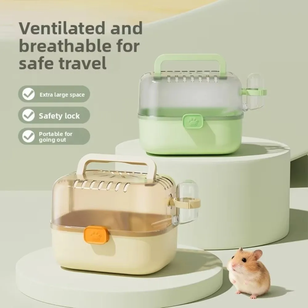 Handheld Hamster Cage Ventilated Escape Proof Pet Travel Case Transparent Removable Part Hamster Outing Cage Outdoor Activity
Handheld Hamster Cage Ventilated Escape Proof Pet Travel Case Transparent Removable Part Hamster Outing Cage Outdoor Activity