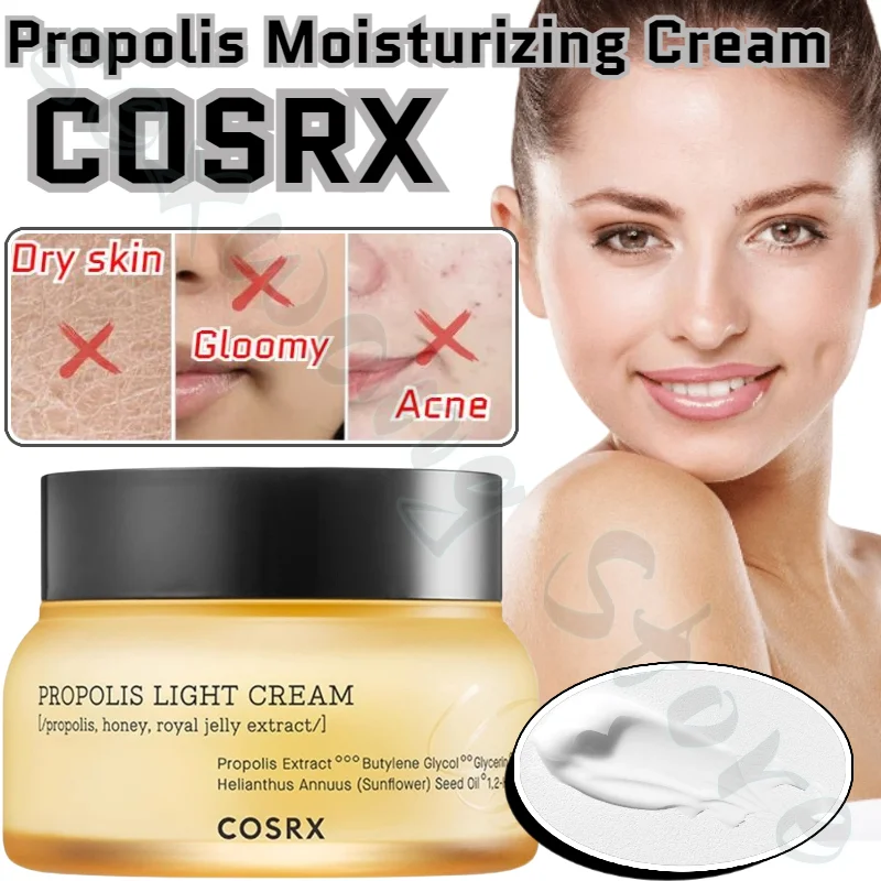 Увлажняющий крем для лица COSRX Silk с прополисом, бриллиантовый антивозрастной крем для лица, 65 мл
Увлажняющий крем для лица COSRX Silk с прополисом, бриллиантовый антивозрастной крем для лица, 65 мл
