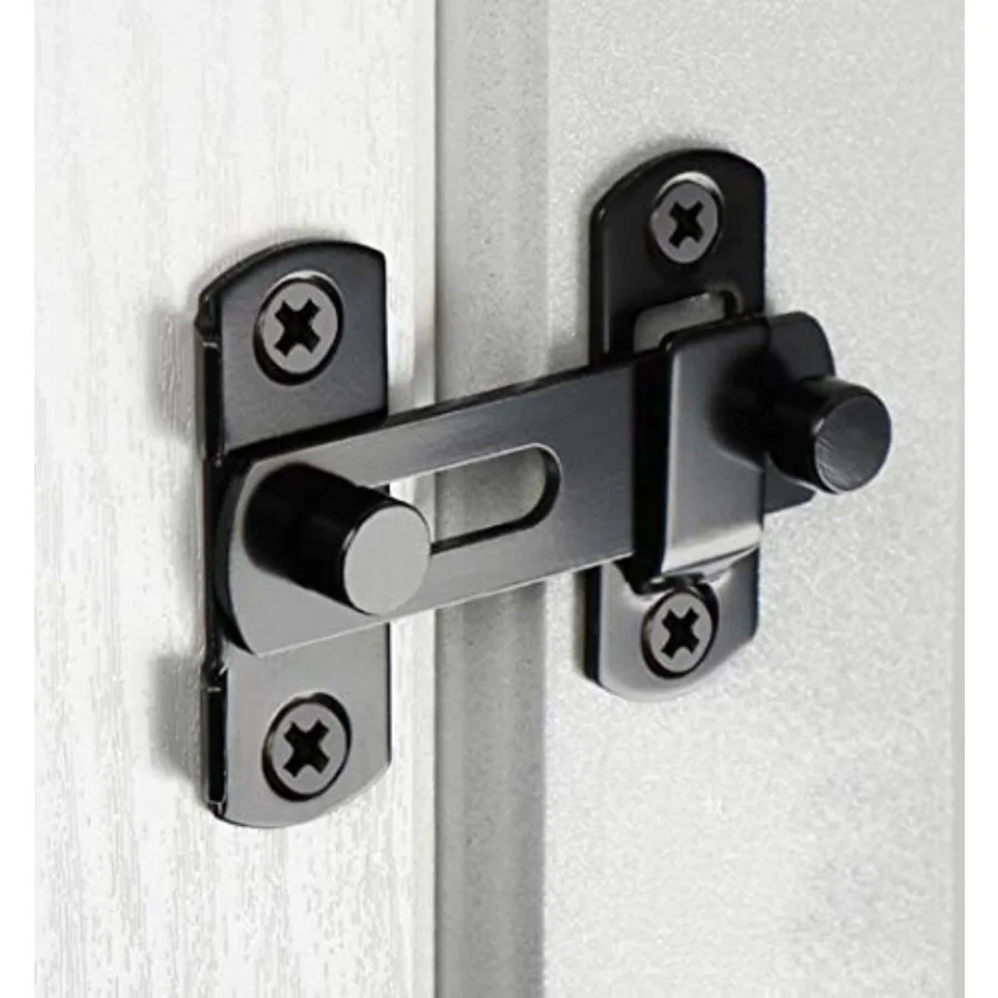 YUM 2 Pack Small Stainless Steel Flip Lock Safety Door Bolt, Holder Latch Black
YUM 2 Pack Small Stainless Steel Flip Lock Safety Door Bolt, Holder Latch Black
