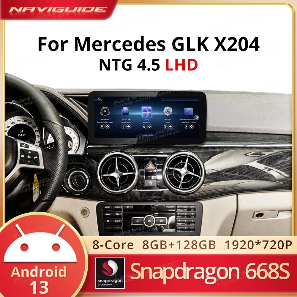 NAVIGUIDE Android 13 для Mercedes GLK X204 NTG 4,5 беспроводной Carplay Android авто навигационный мультимедийный плеер умные системы
NAVIGUIDE Android 13 для Mercedes GLK X204 NTG 4,5 беспроводной Carplay Android авто навигационный мультимедийный плеер умные системы