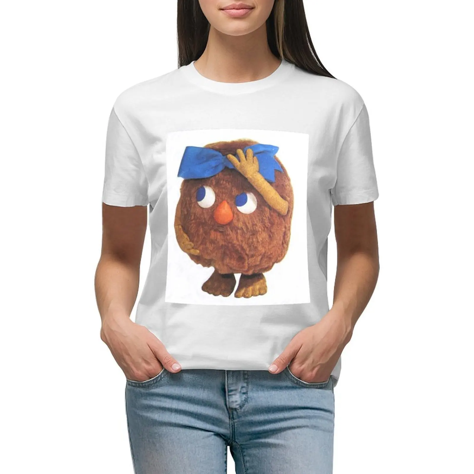 The flumps Posie T-shirt graphics aesthetic clothes Women's summer blouses 2024
The flumps Posie T-shirt graphics aesthetic clothes Women's summer blouses 2024
