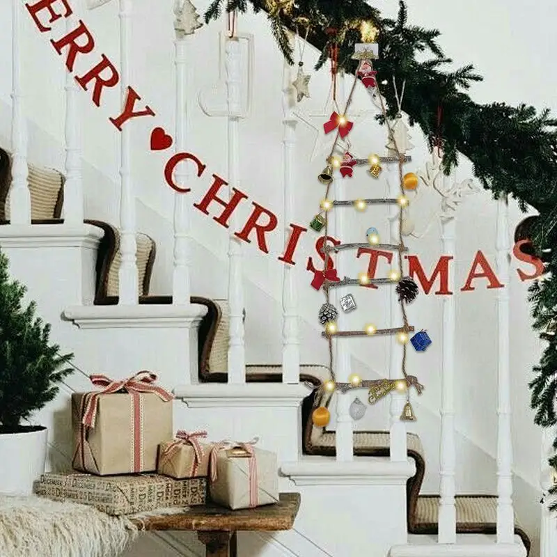 Christmas Ladder Lighted Christmas Ladder Decoration Wall Mounted Ornaments Frosted Wood Christmas Tree Artificial Christmas
Christmas Ladder Lighted Christmas Ladder Decoration Wall Mounted Ornaments Frosted Wood Christmas Tree Artificial Christmas