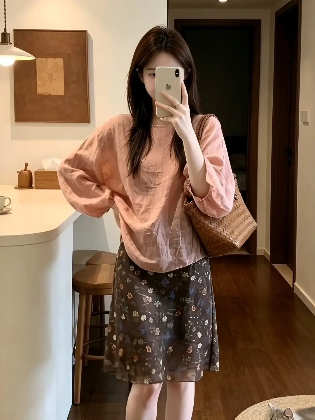 Summer Casual round Neck Seven Sleeve Loose Matched Set Women's Clothing Print Anti-Aging Half Skirt Two-Piece Suit
Summer Casual round Neck Seven Sleeve Loose Matched Set Women's Clothing Print Anti-Aging Half Skirt Two-Piece Suit