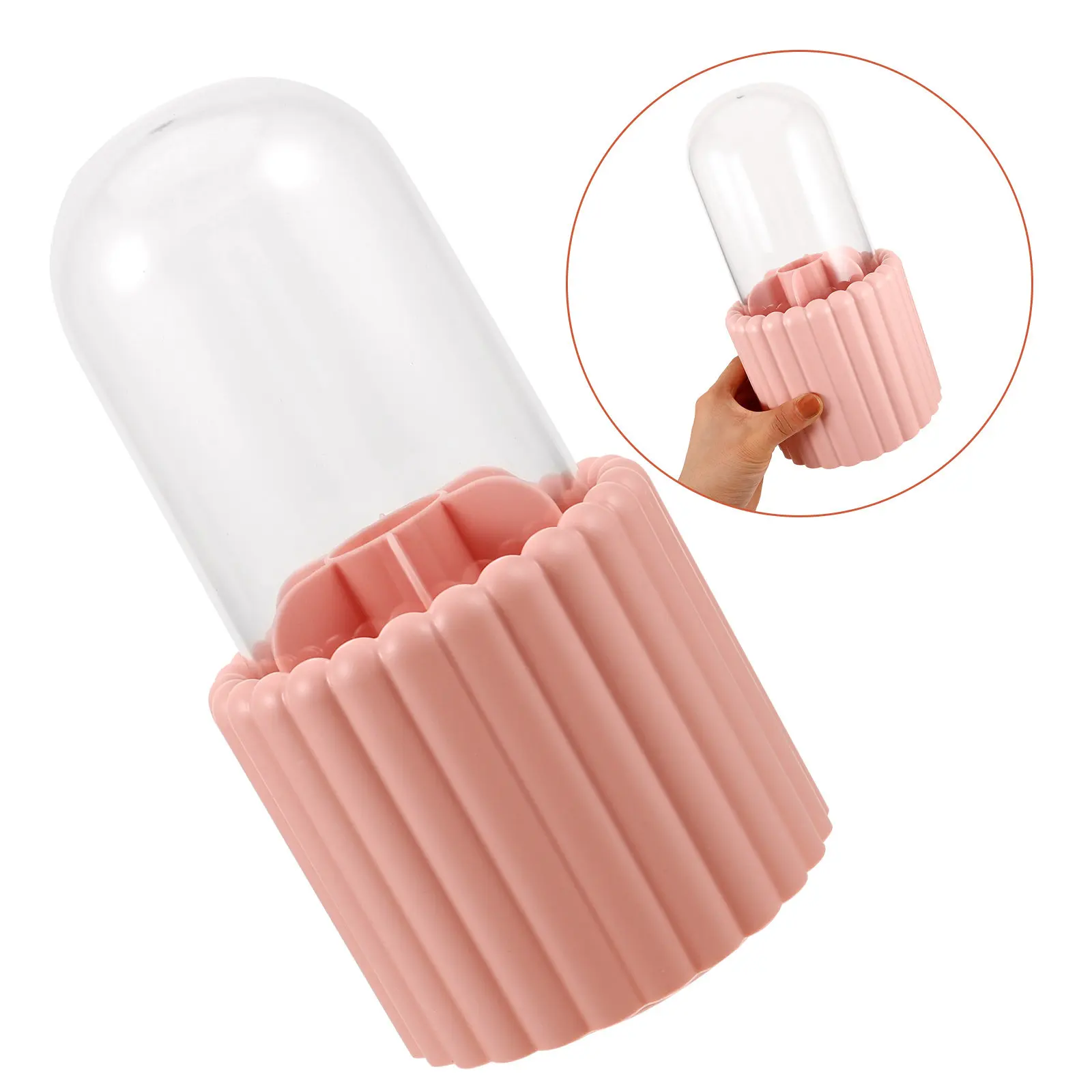 Makeup Brush Holder Rotating Organizer Desktop Storage Holder Large Capacity Makeup Brush Organizer Vanity Table
Makeup Brush Holder Rotating Organizer Desktop Storage Holder Large Capacity Makeup Brush Organizer Vanity Table