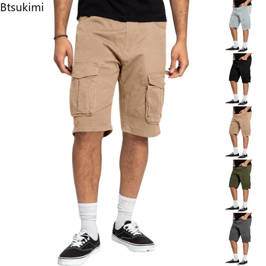 Men's Loose Straight Pants Casual Multi-pocket Shorts Summer Men Pure Color Fashion Shorts Drawstring Daily Cargo Short Pants
Men's Loose Straight Pants Casual Multi-pocket Shorts Summer Men Pure Color Fashion Shorts Drawstring Daily Cargo Short Pants