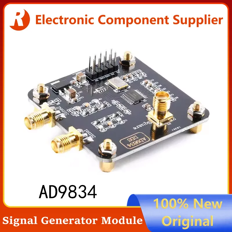 AD9834 High Speed DDS Signal Generator Module Sine Wave Triangle Wave Square Wave Signall Generators DDS Frequency Sweep Source
AD9834 High Speed DDS Signal Generator Module Sine Wave Triangle Wave Square Wave Signall Generators DDS Frequency Sweep Source