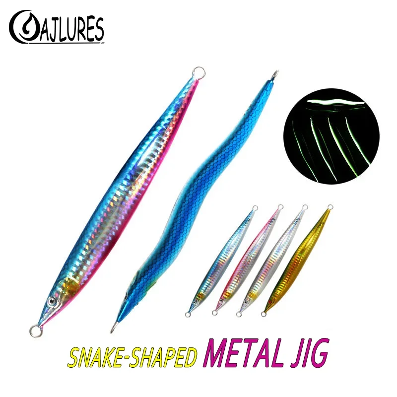 1Pcs Metal Slow Jigging Lure 130g 160g 180g Quality Professional Fishing Lure Ocean Jig Spoon Trolling Bait for Tuna Mahi Marlin
1Pcs Metal Slow Jigging Lure 130g 160g 180g Quality Professional Fishing Lure Ocean Jig Spoon Trolling Bait for Tuna Mahi Marlin
