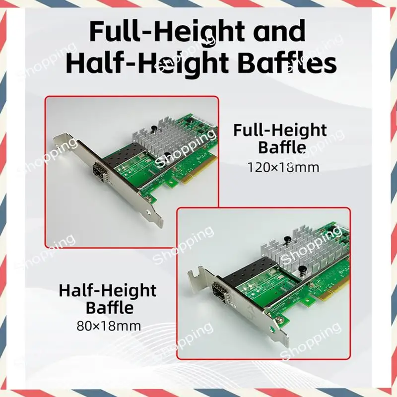 Сетевая карта M20K 10G SFP+ для хост-контроллера PCI-E X8/совместимая с X16 Pcie V2.0 (5,0 GT/S)
Сетевая карта M20K 10G SFP+ для хост-контроллера PCI-E X8/совместимая с X16 Pcie V2.0 (5,0 GT/S)